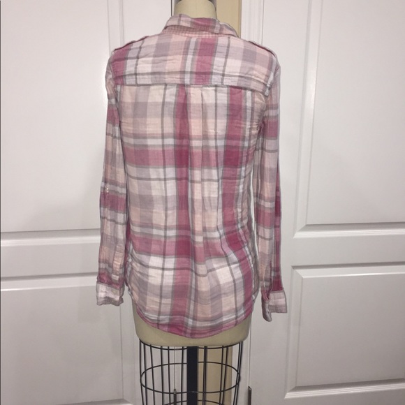 Express Button Down Boyfriend Shirt - Picture 3 of 5